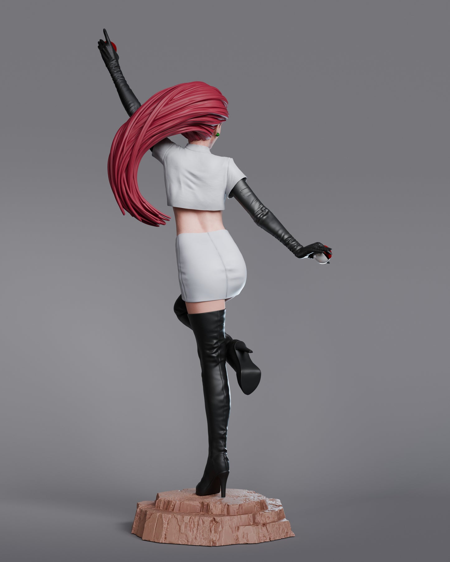 Team Rocket Jessie from Pokemon Resin Fan Art - MTO (Design by Abe3D)