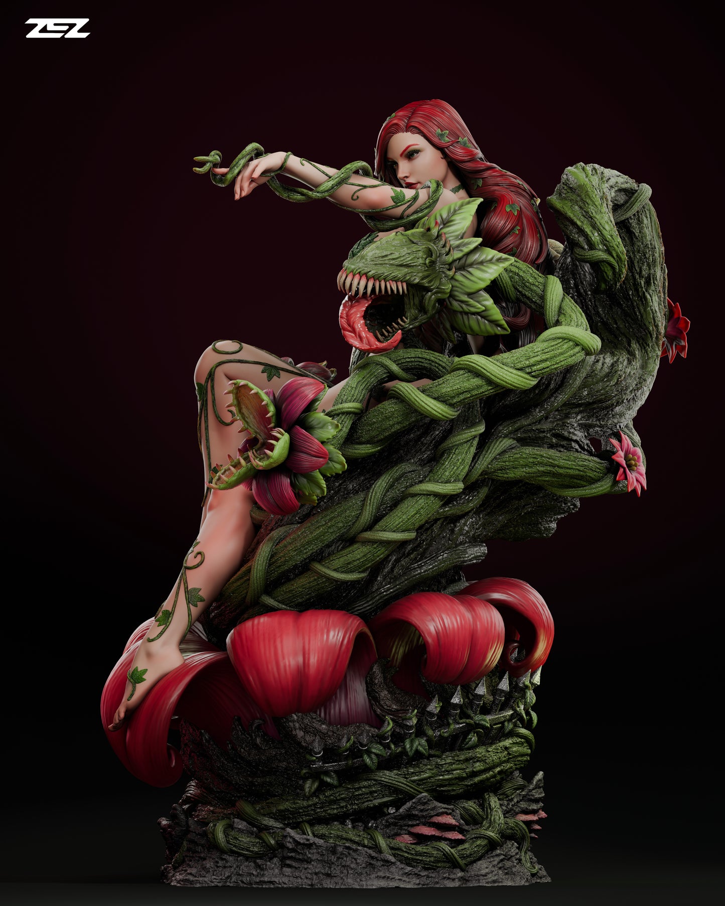 Poison Ivy Resin Fan Art - MTO (ZEZ)