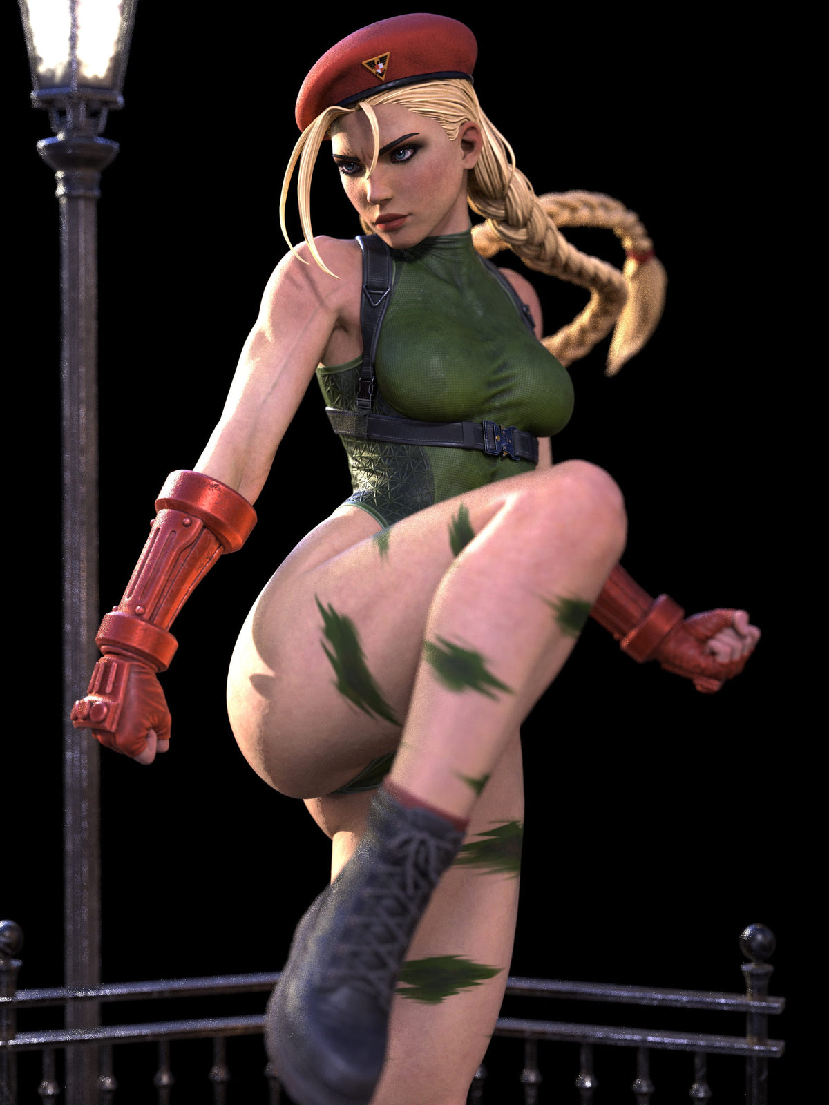 Cammy Street Fighter Resin Art (Design by Godlink)