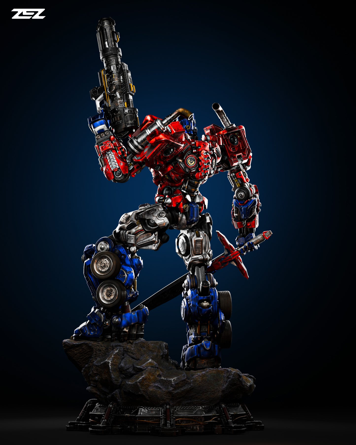 Optimus Prime Resin Sculpture Fan Art Pro - MTO (ZEZ)