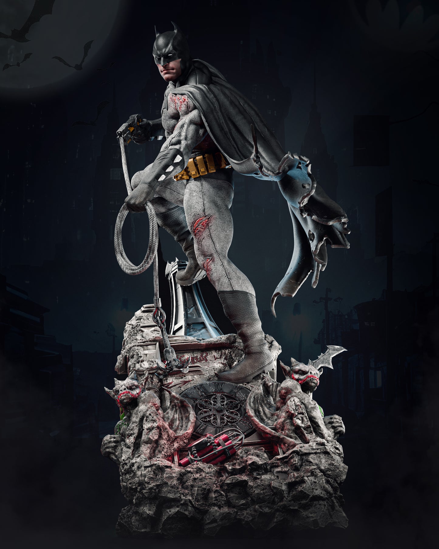 Batman Collectible Resin Fan Art Pro Painted - MTO (ZEZ)