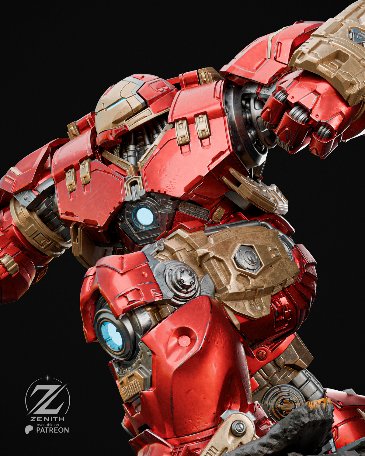 Hulkbuster Resin Art (Design by Zenith)