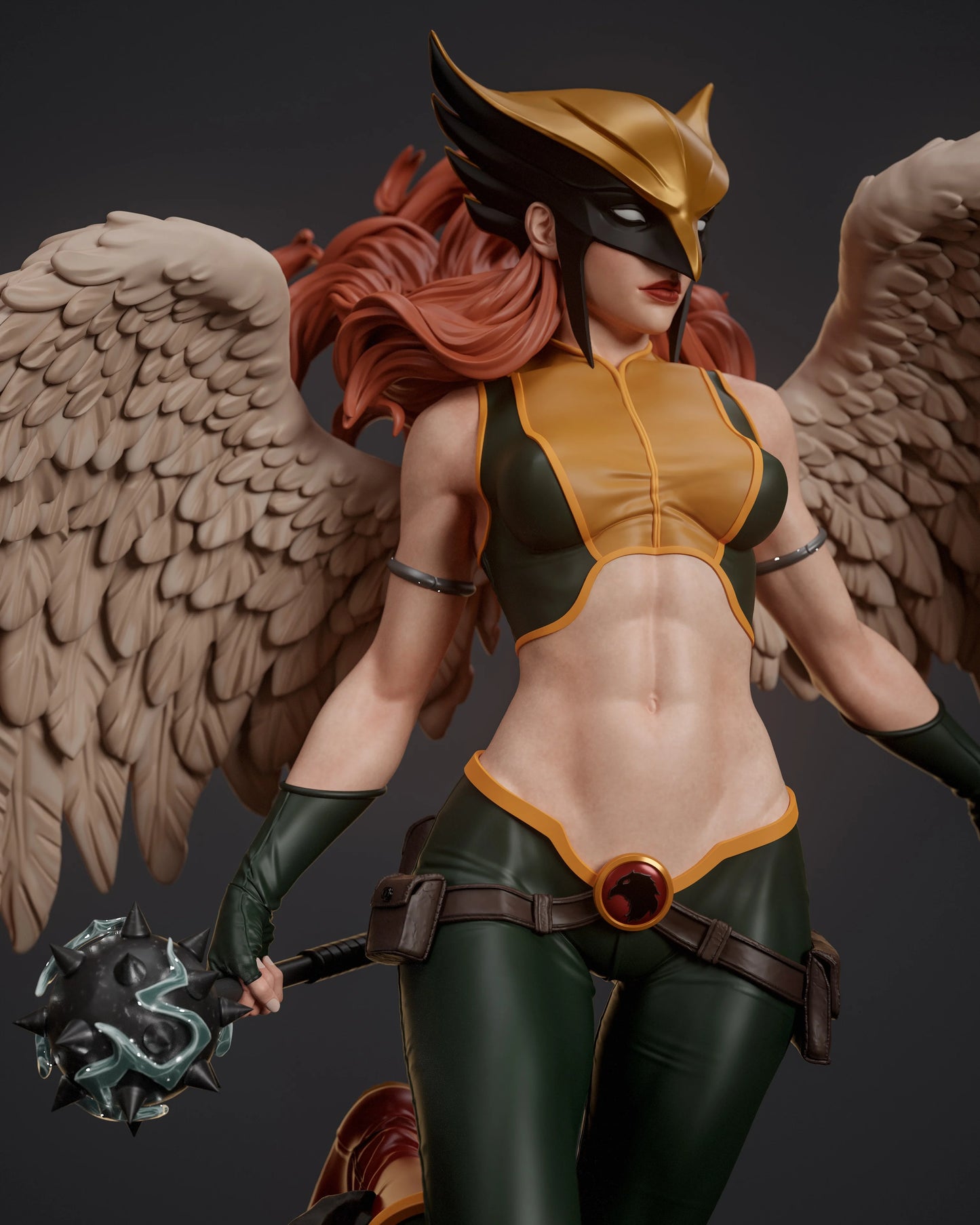 Hawkgirl Resin Fan Art - MTO (Abe3D)