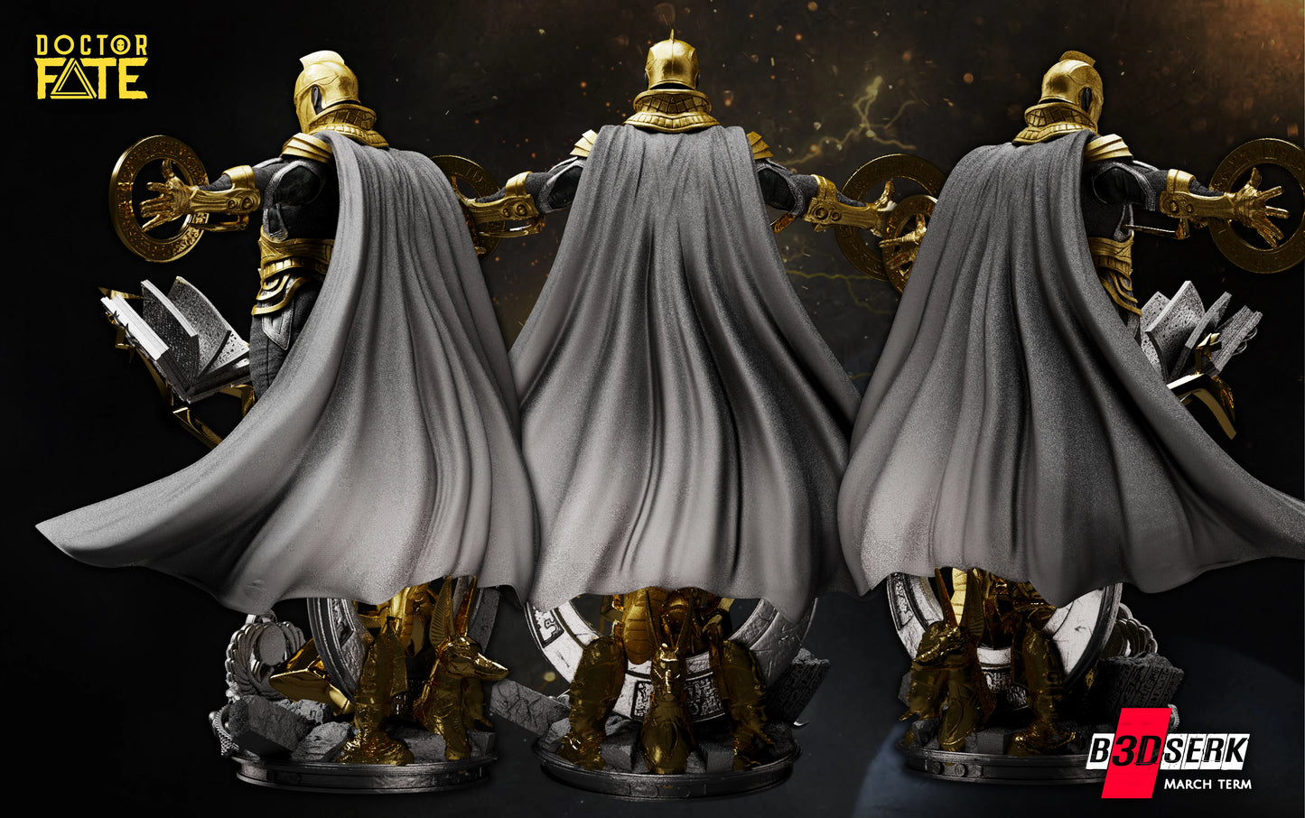 Dr. Fate Resin Sculpture Fan Art Pro Painted - MTO