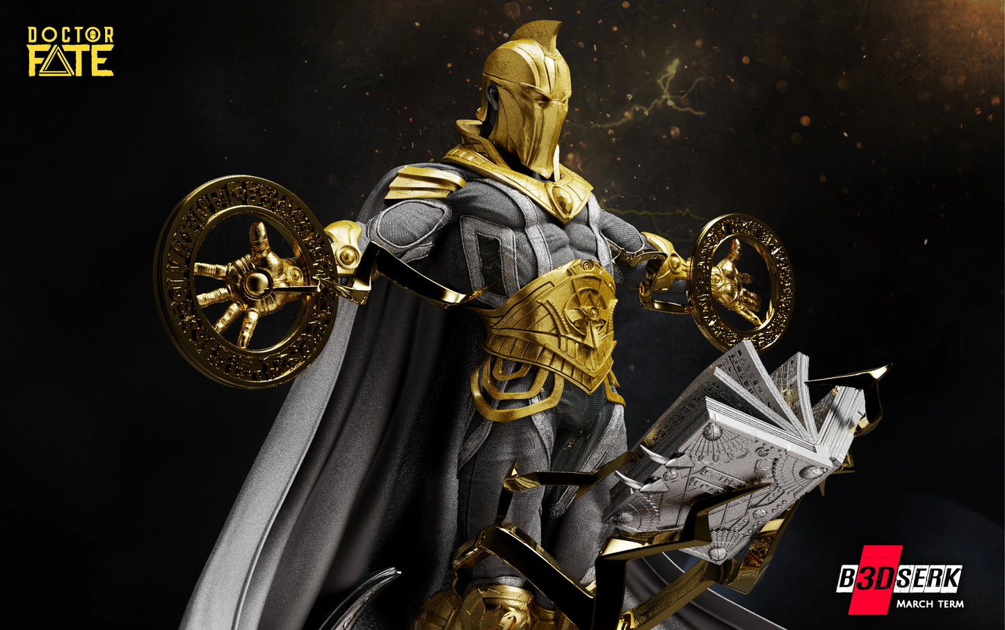 Dr. Fate Resin Sculpture Fan Art Pro Painted - MTO