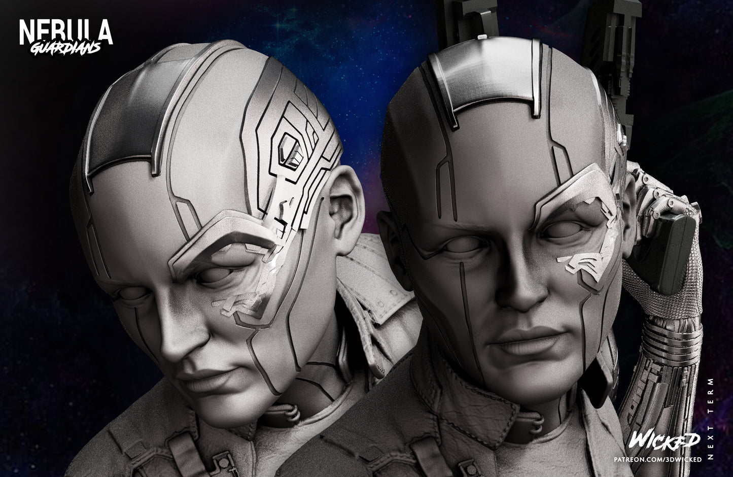 Nebula Collectible Resin Fan Art Pro Painted - MTO