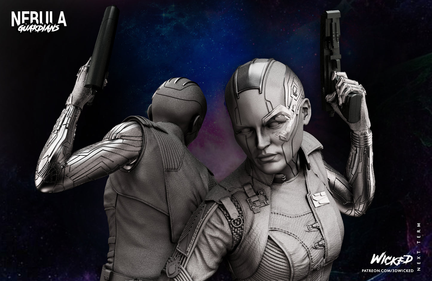 Nebula Collectible Resin Fan Art Pro Painted - MTO