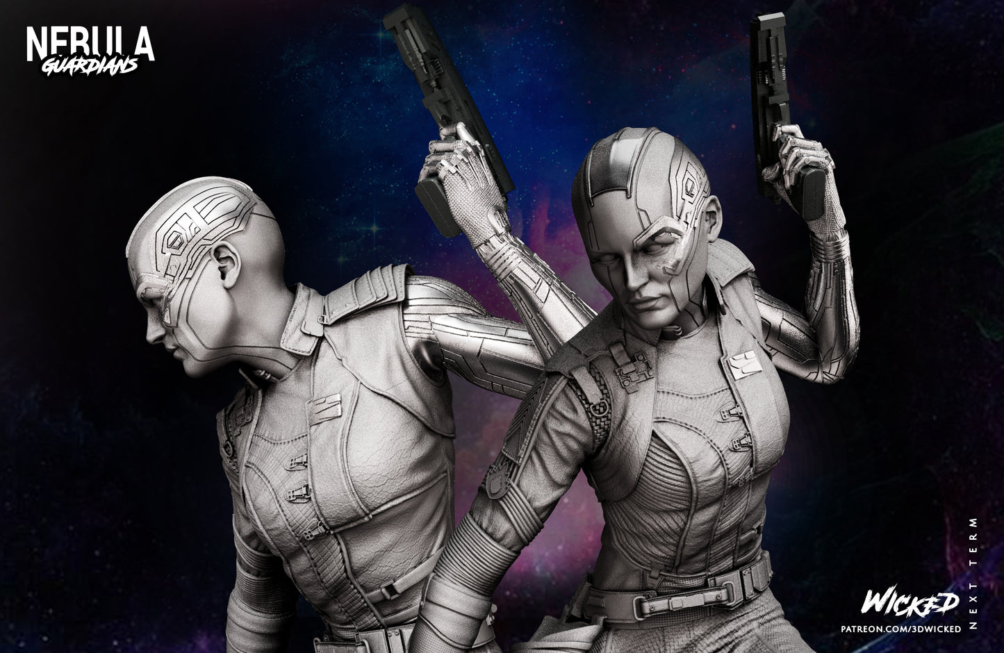 Nebula Collectible Resin Fan Art Pro Painted - MTO