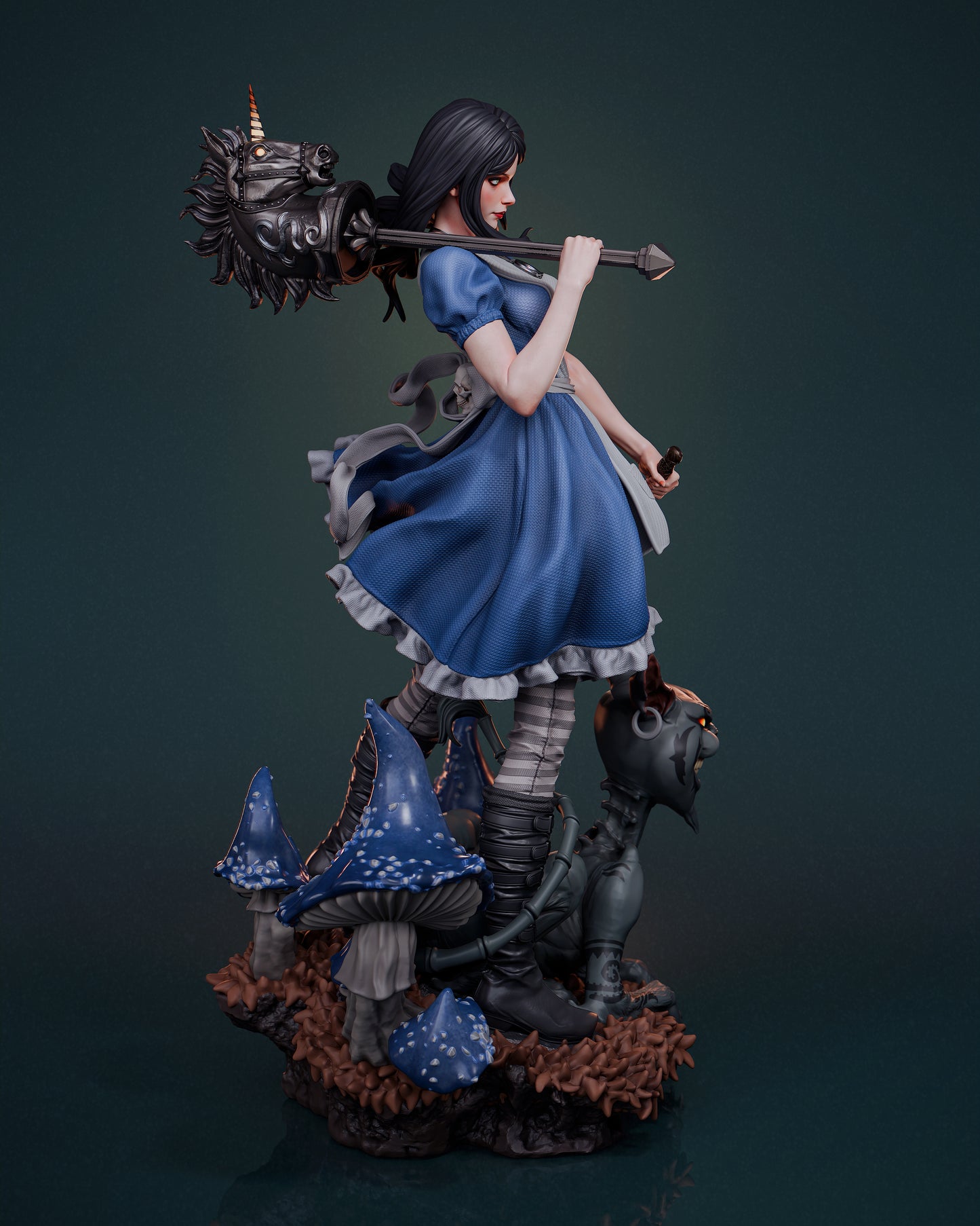Alice in Wonderland Resin Fan Art - MTO (Design by Abe3D)