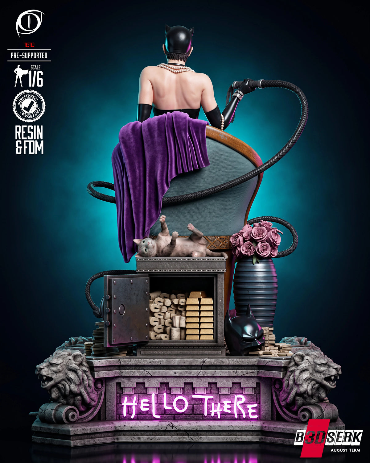 Catwoman Resin Art (B3dserk)
