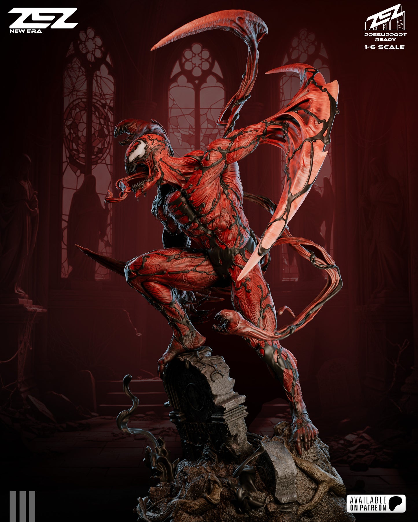 Carnage Resin Art (Design by ZEZ Studios)