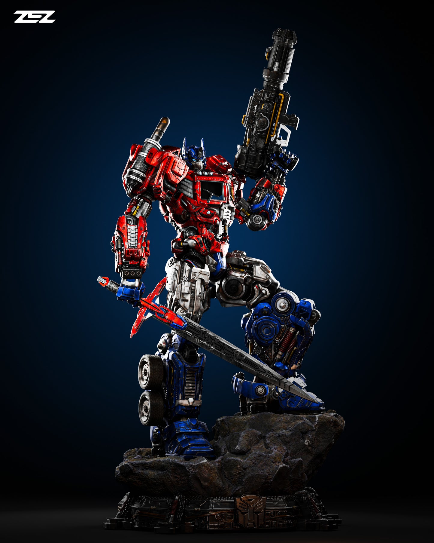 Optimus Prime Resin Sculpture Fan Art Pro - MTO (ZEZ)