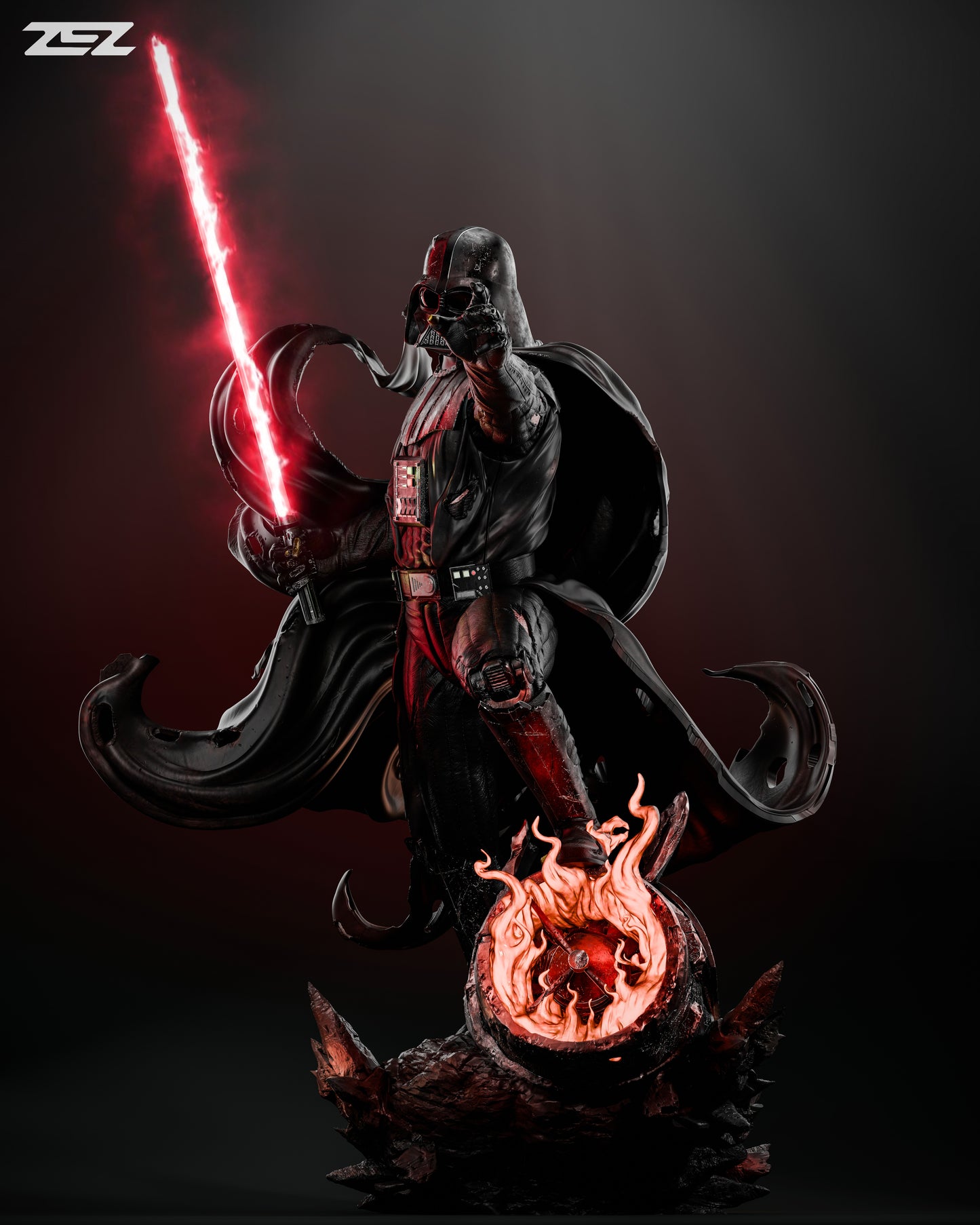 Darth Vader Resin Sculpture Fan Art Pro - MTO (ZEZ)