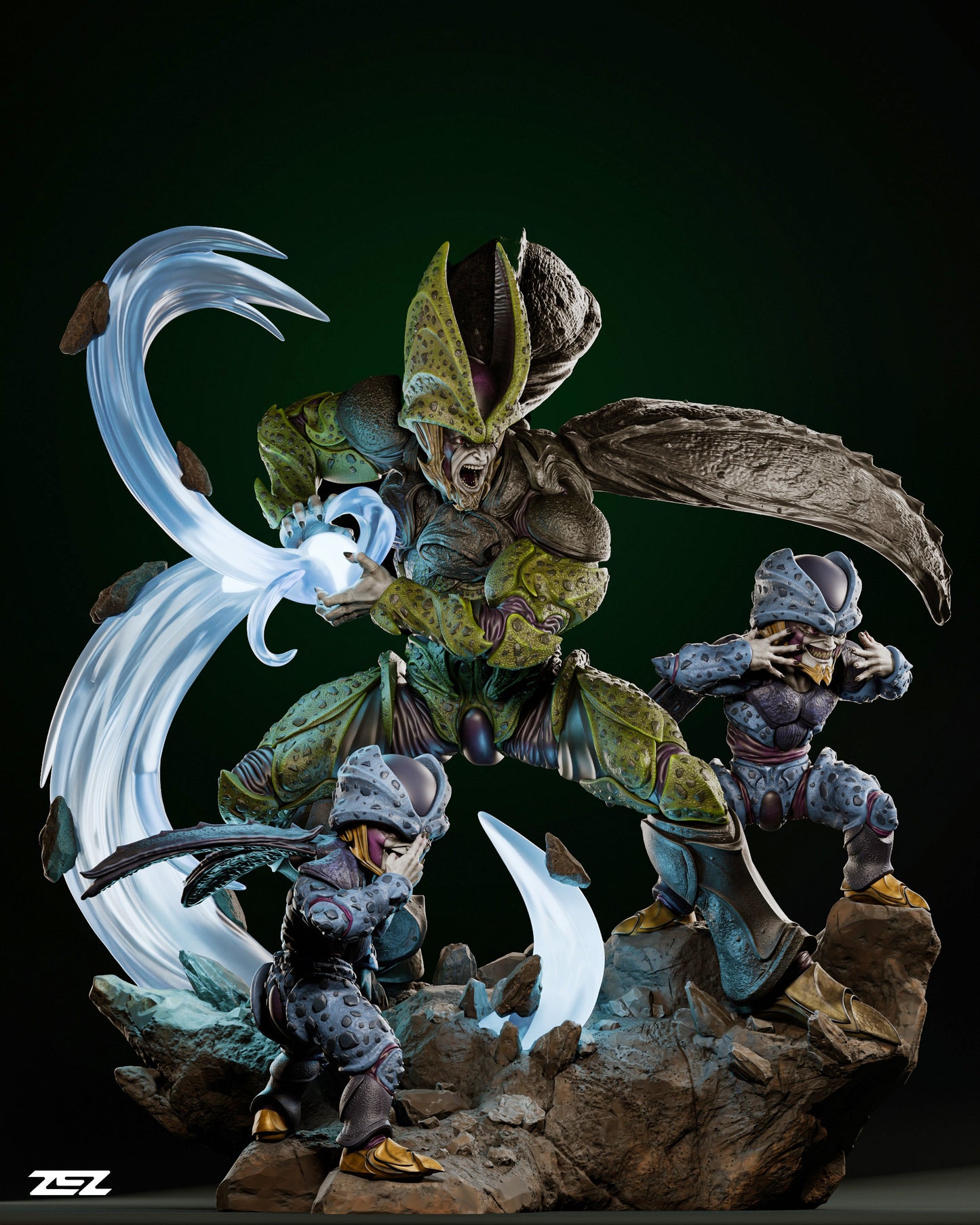 Cell DBZ Resin Sculpture Fan Art Pro - MTO (ZEZ)