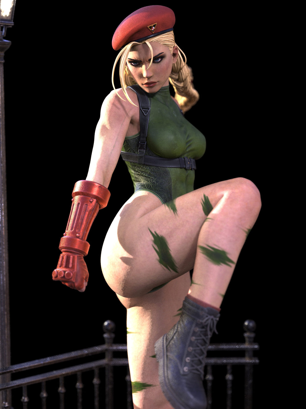Cammy Street Fighter Resin Art (Design by Godlink)