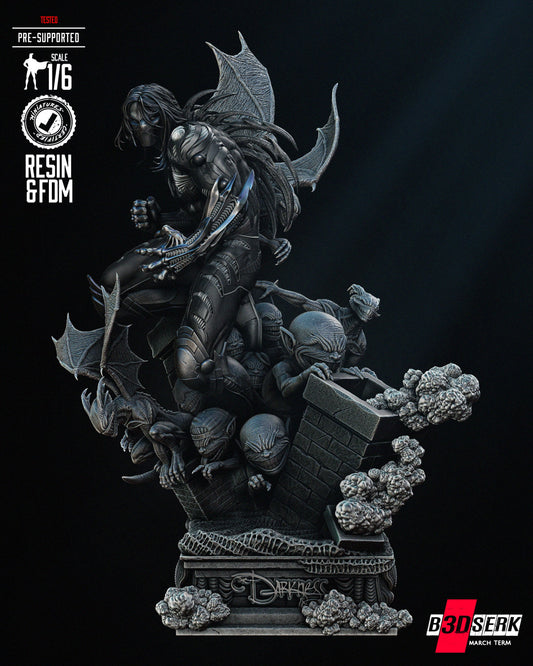 Darkness Resin Sculpture Fan Art Pro Painted - MTO