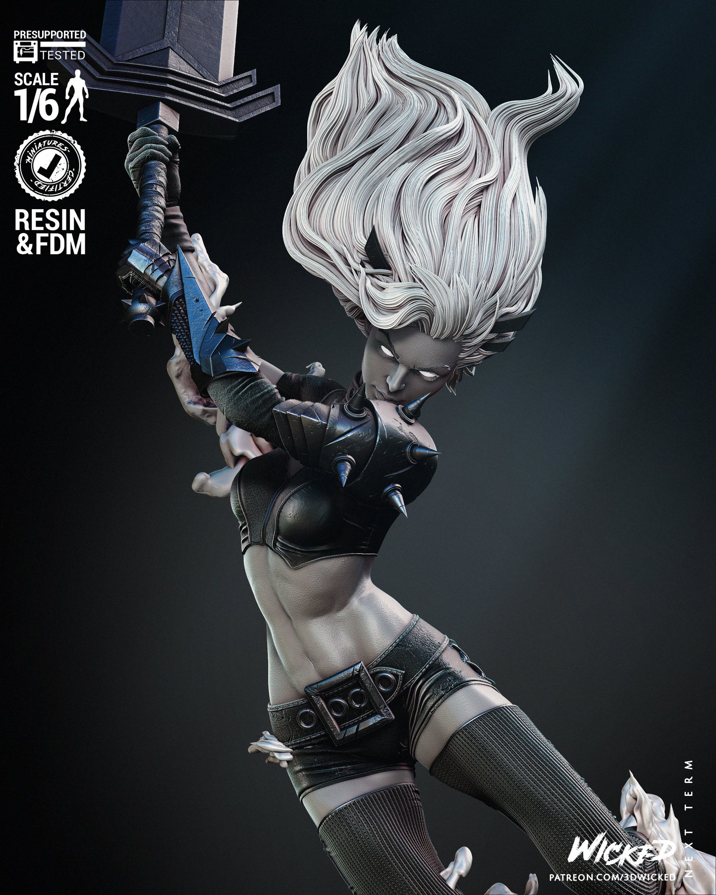 Magik Wicked Resin Fan Art Pro Painted - MTO