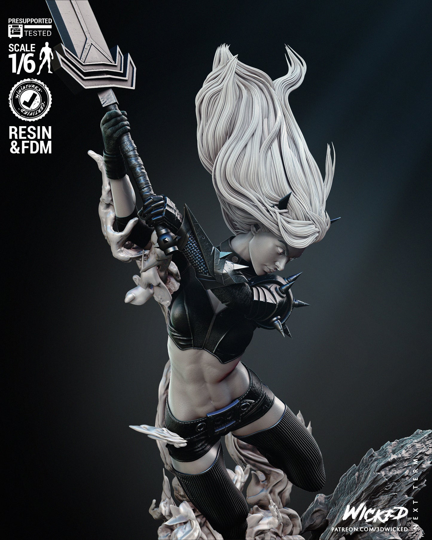 Magik Wicked Resin Fan Art Pro Painted - MTO