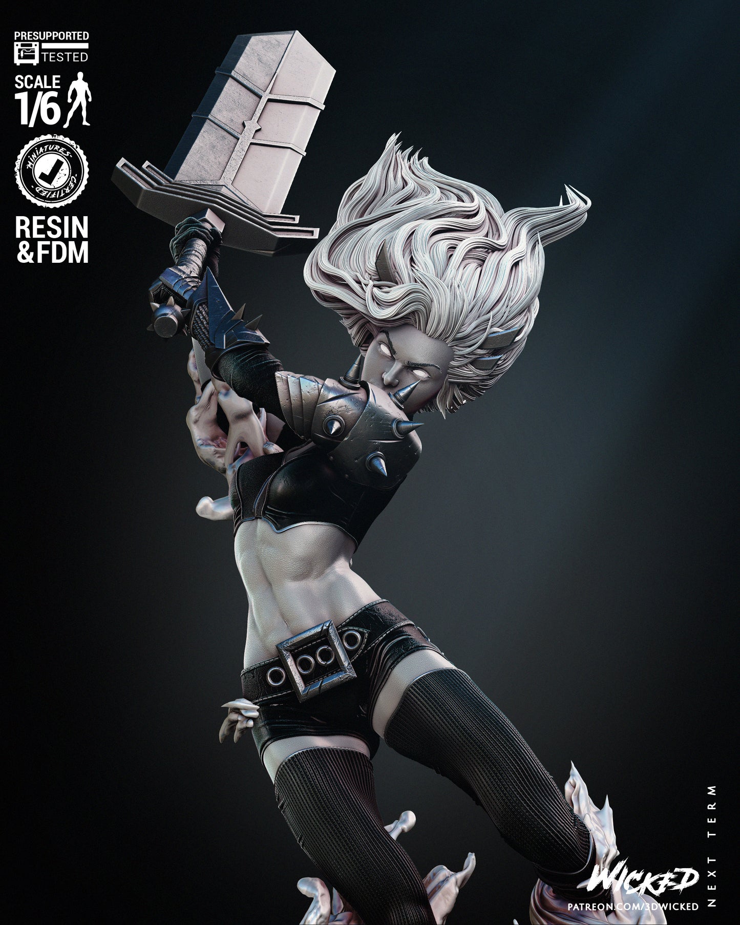 Magik Wicked Resin Fan Art Pro Painted - MTO