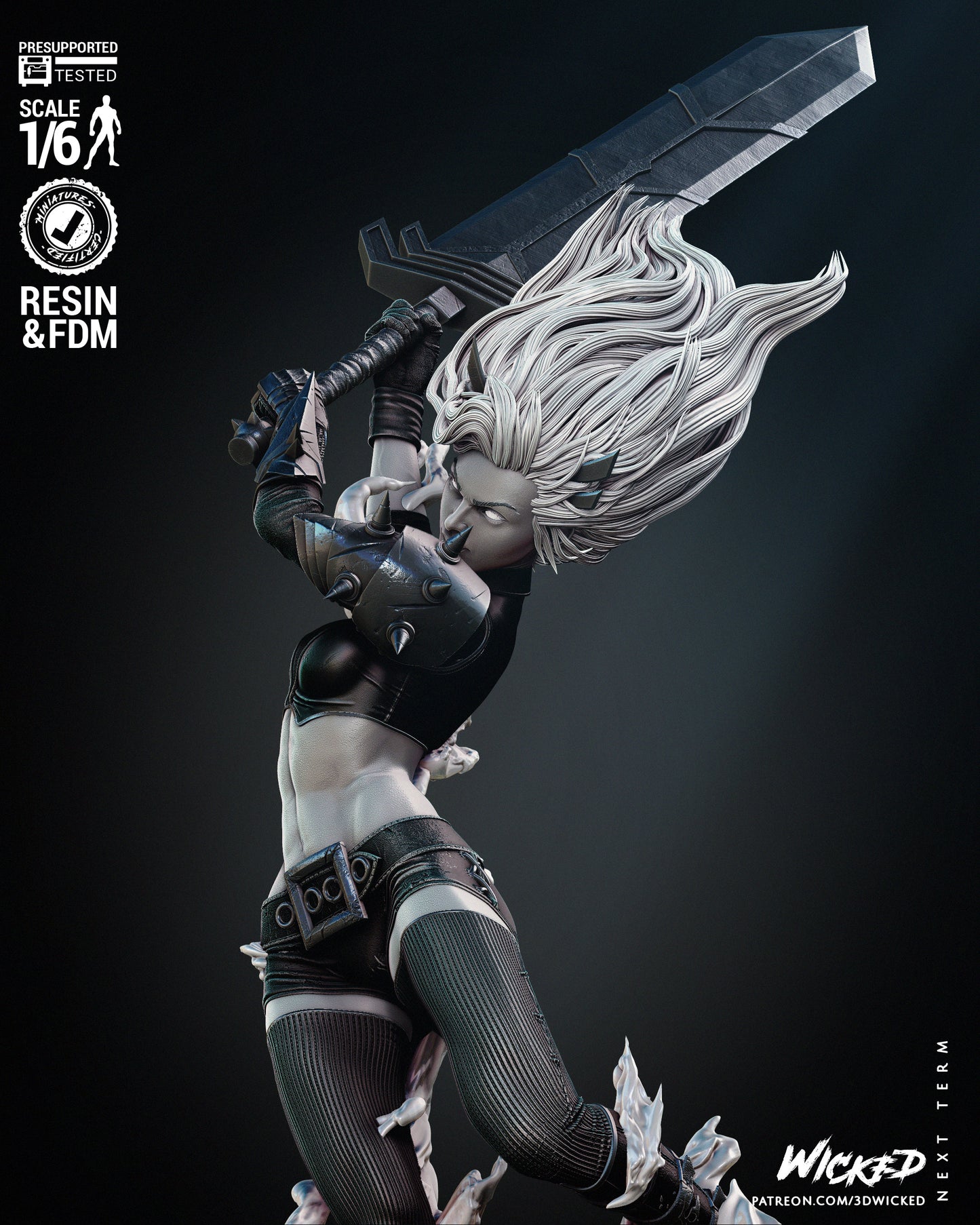 Magik Wicked Resin Fan Art Pro Painted - MTO