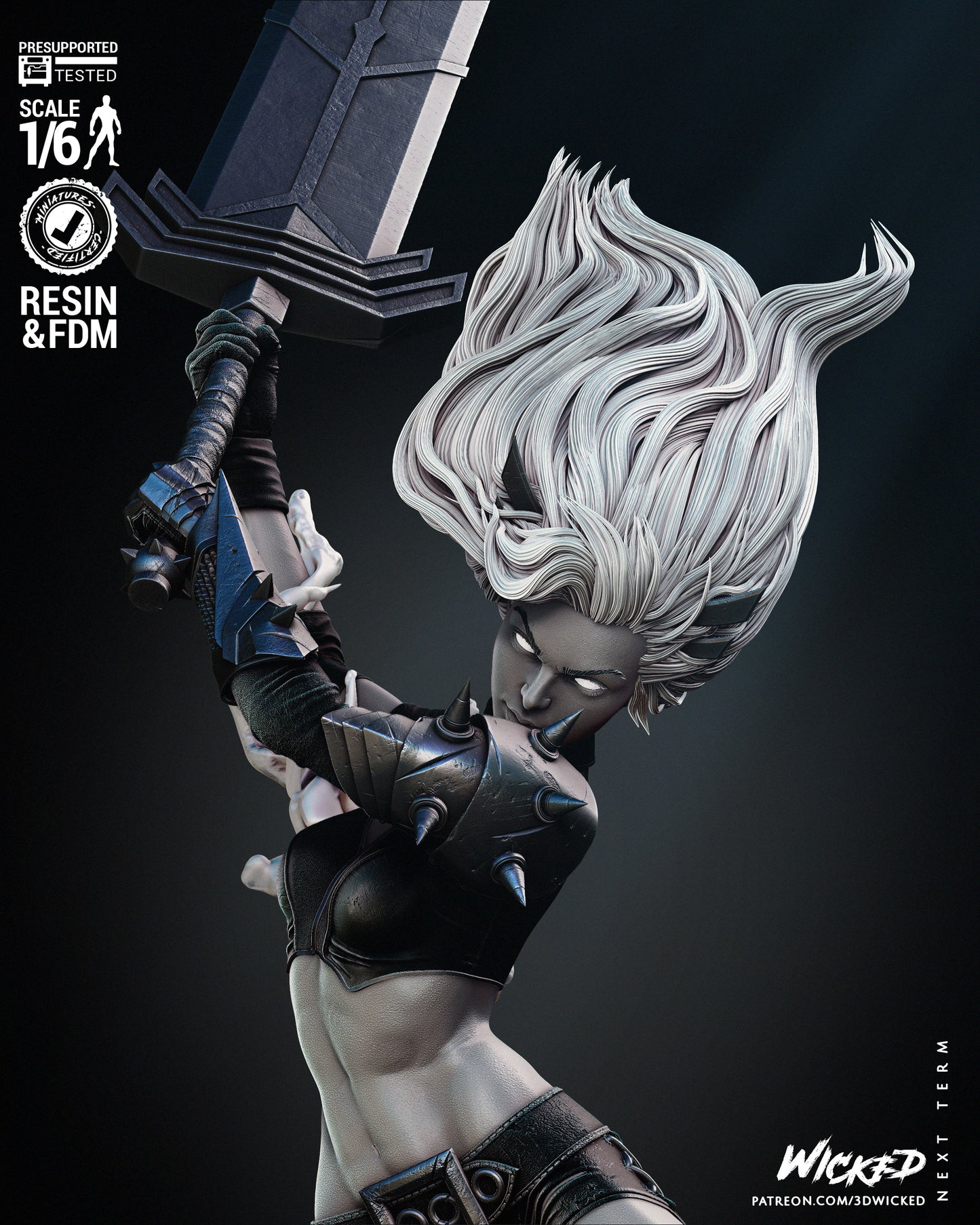 Magik Wicked Resin Fan Art Pro Painted - MTO