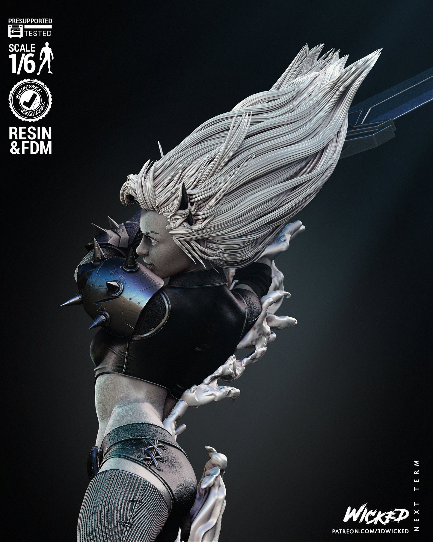 Magik Wicked Resin Fan Art Pro Painted - MTO