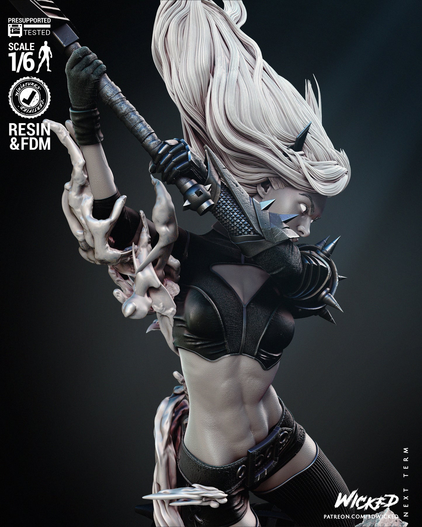 Magik Wicked Resin Fan Art Pro Painted - MTO