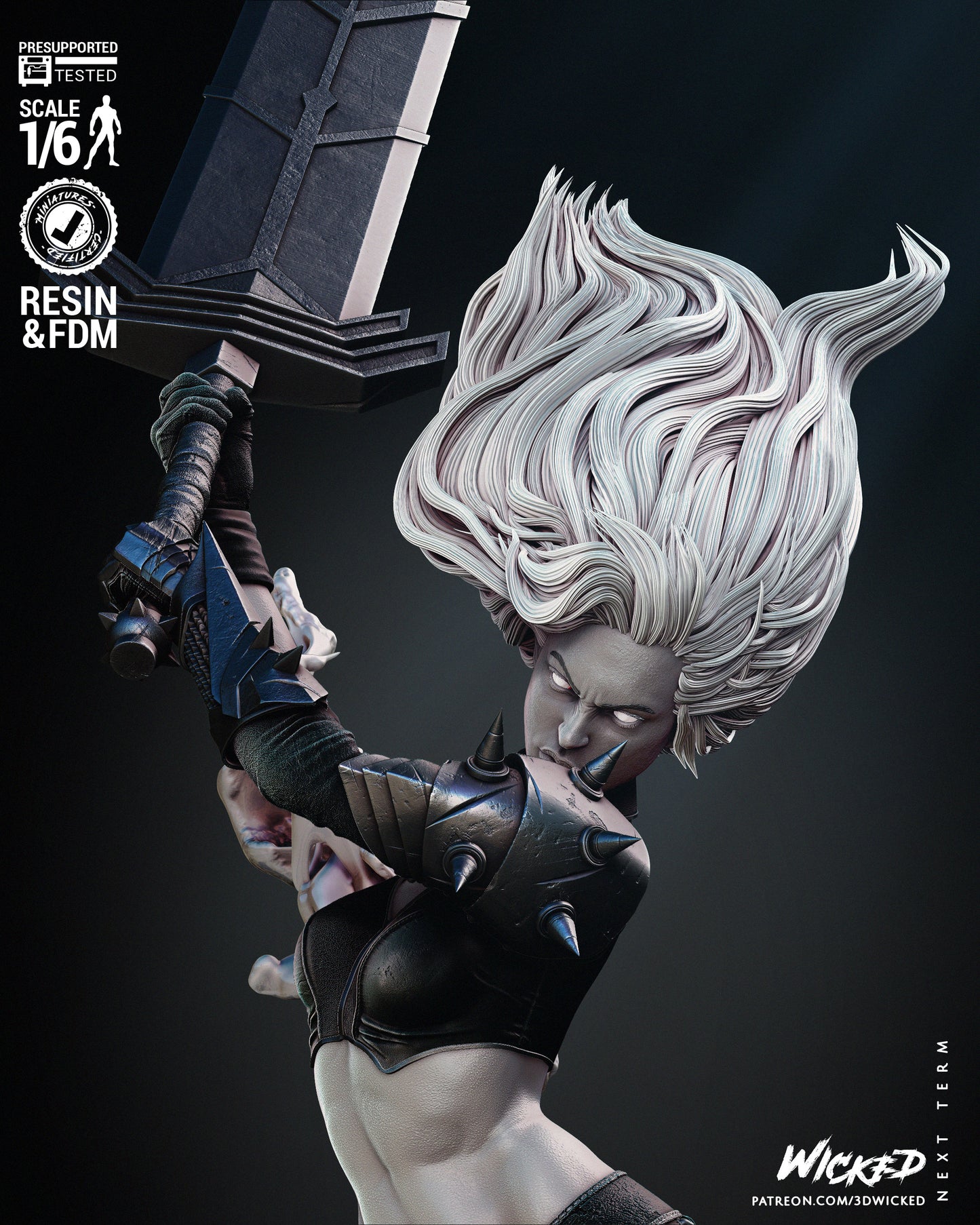 Magik Wicked Resin Fan Art Pro Painted - MTO