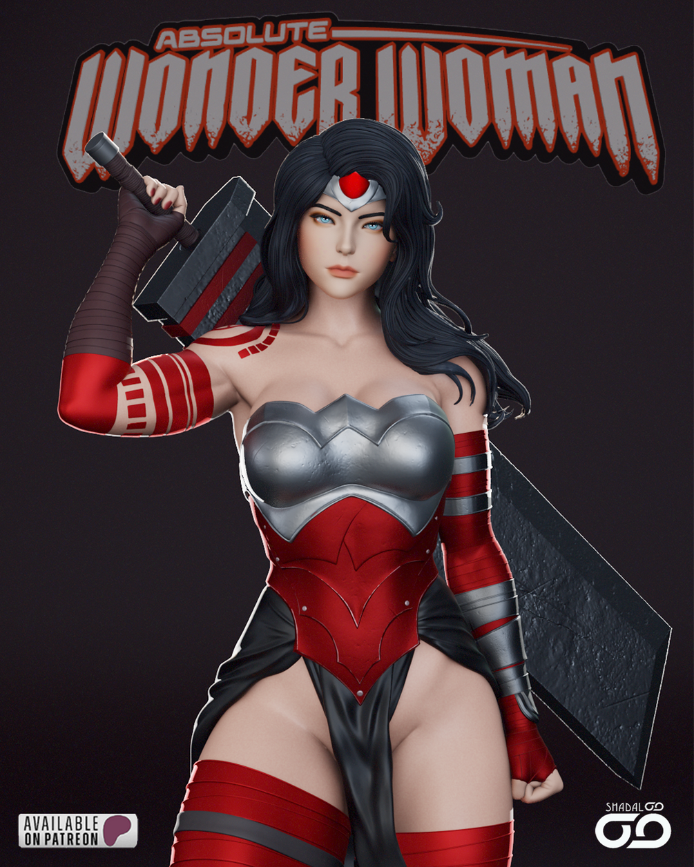 Absolute Wonder Woman Resin Art (Shadaloo)