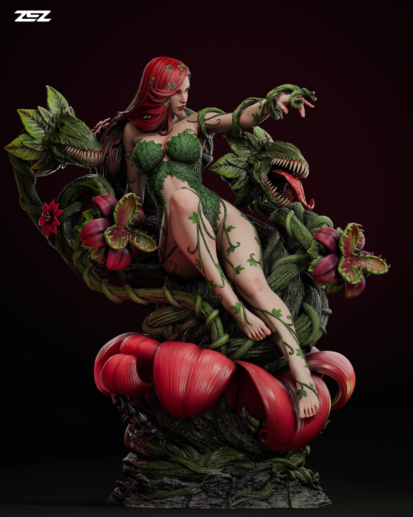 Poison Ivy Resin Fan Art - MTO (ZEZ)