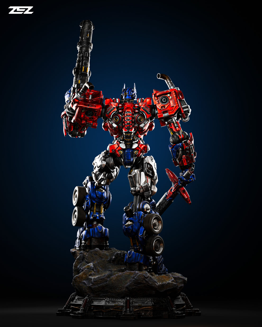 Optimus Prime Resin Sculpture Fan Art Pro - MTO (ZEZ) – RelentlesStorm ...