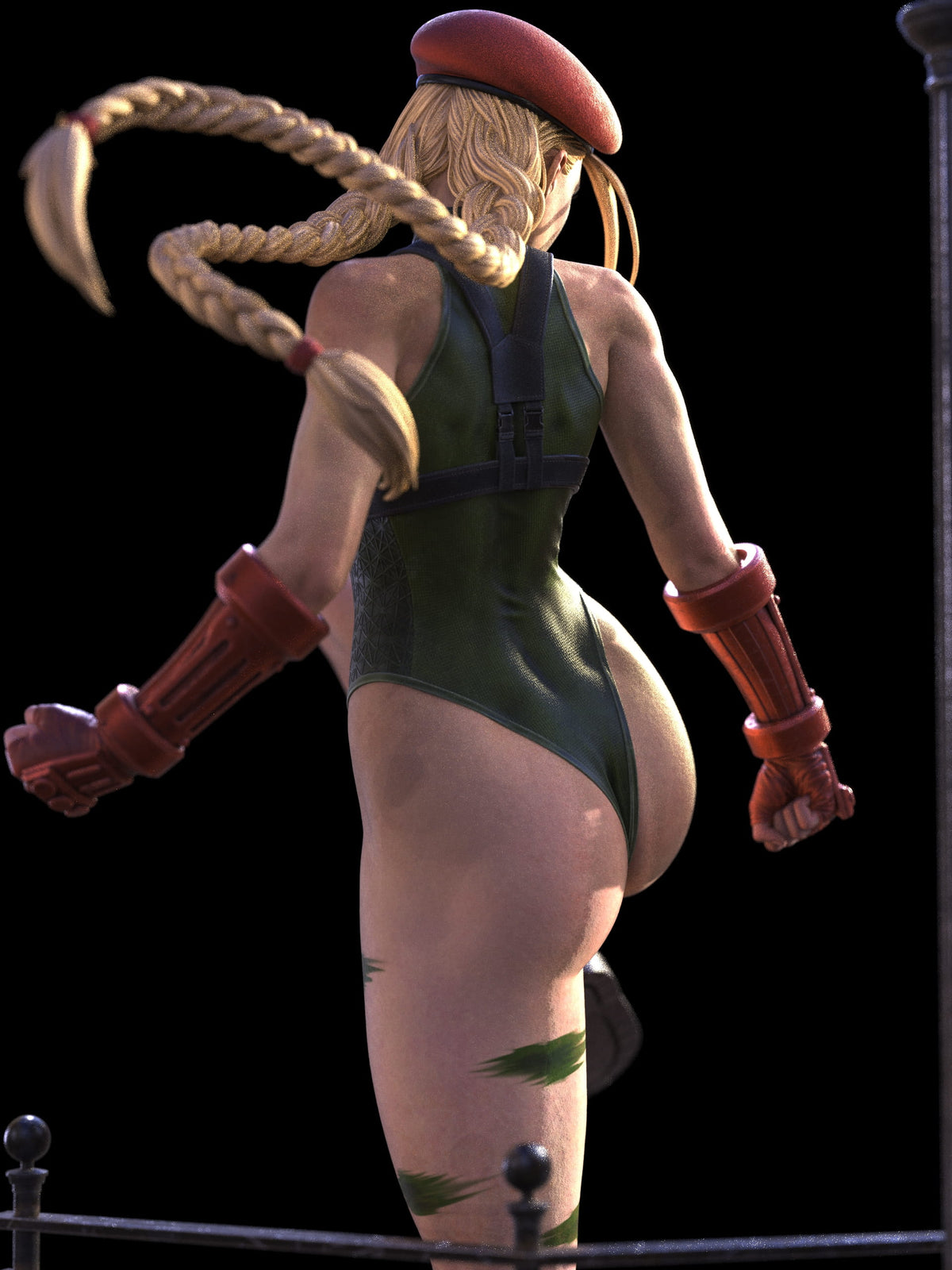 Cammy Street Fighter Resin Art (Design by Godlink)