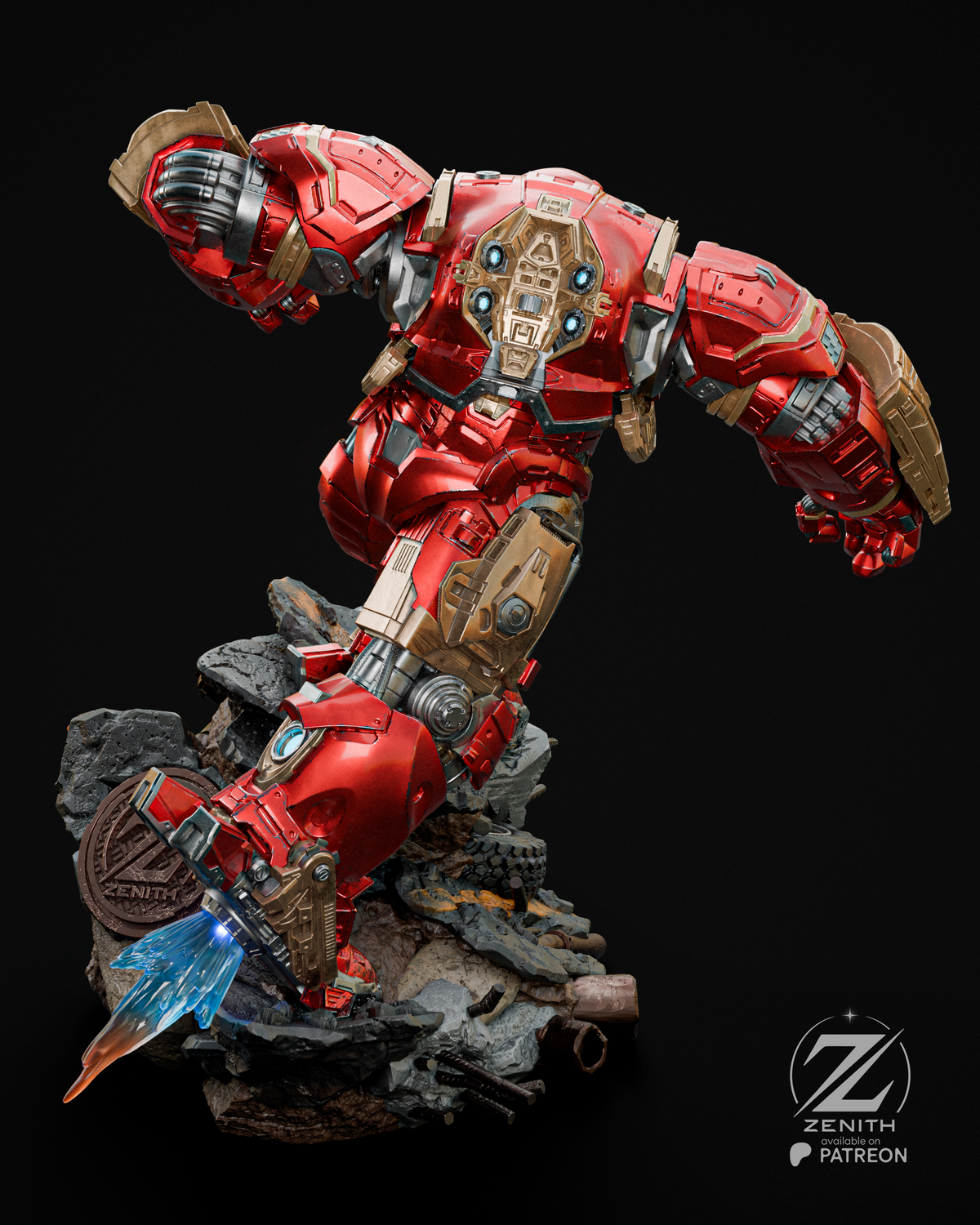 Hulkbuster Resin Art (Design by Zenith)