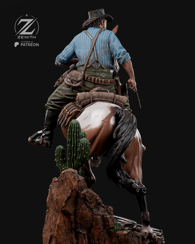 Arthur Morgan Resin Fan Art MTO (Design by Zenith)