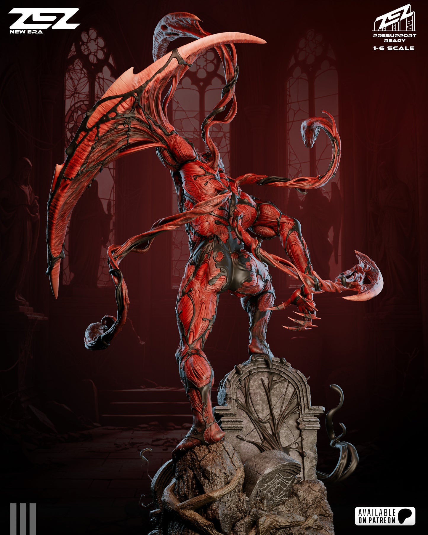 Carnage Resin Art (Design by ZEZ Studios)