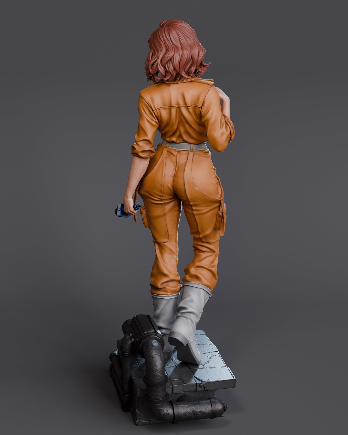 April O'Neil Resin Art (Design by Abe3D)