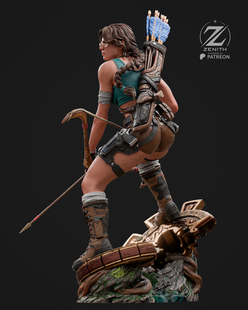 Lara Croft Resin Fan Art MTO (Design by Zenith)