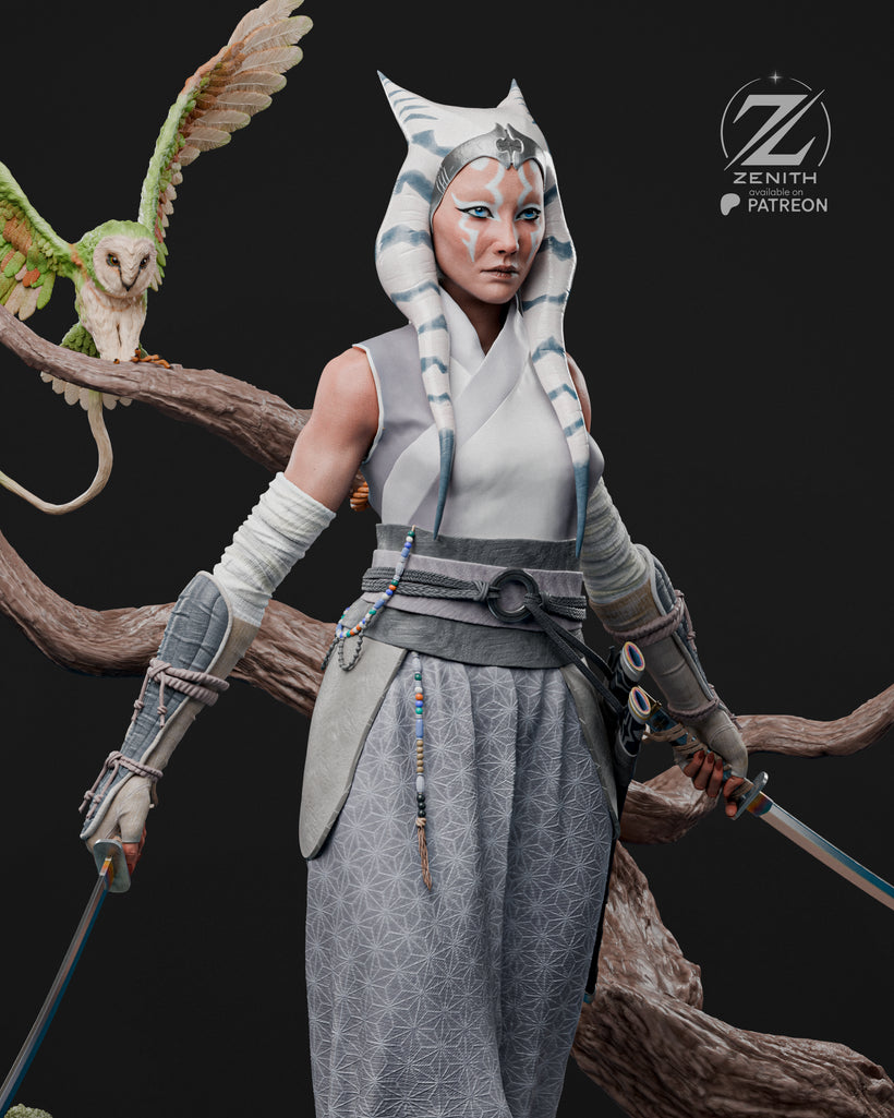 Ahsoka Resin Fan Art MTO (Design by Zenith)