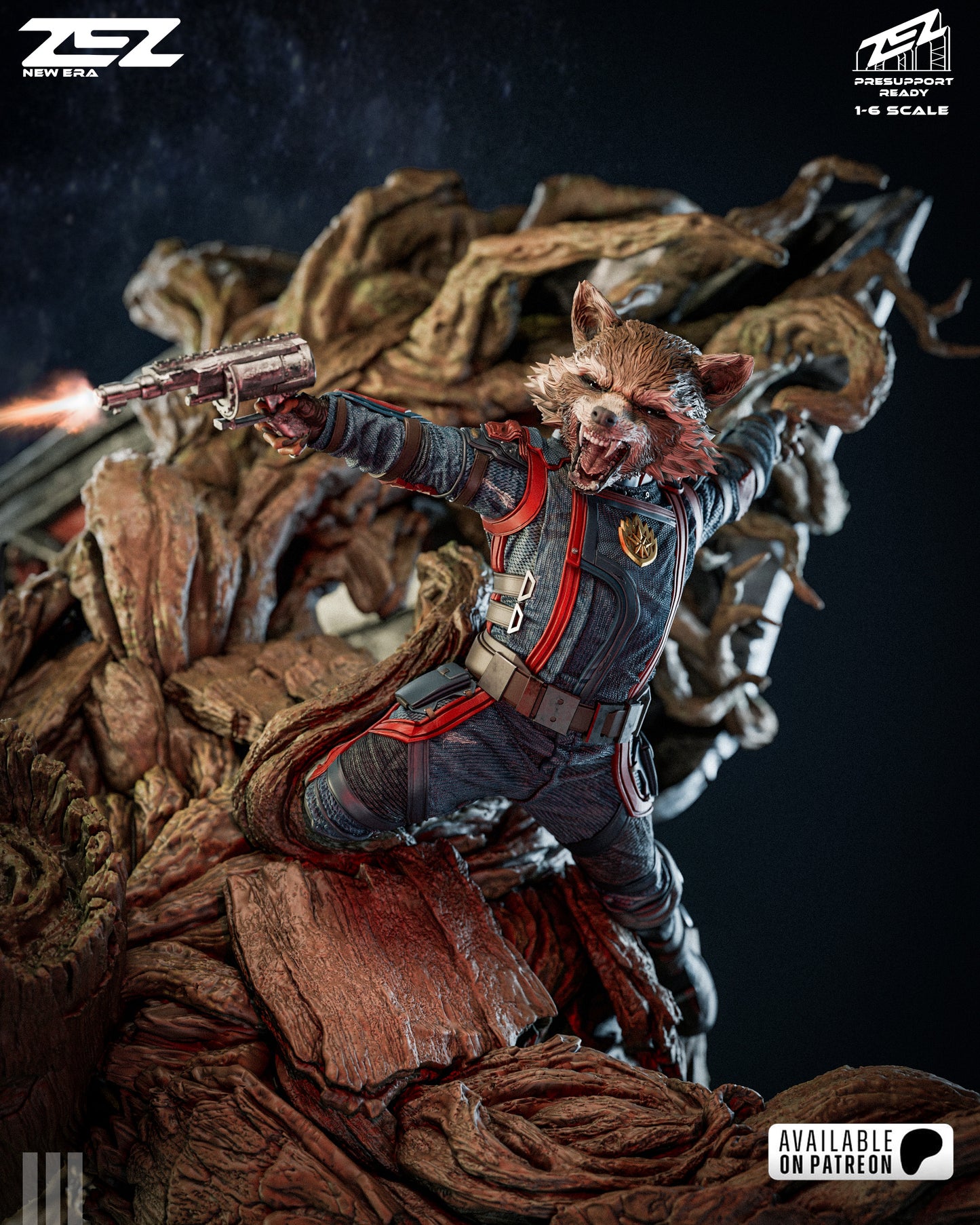 Rocket and Groot - MTO (Designed by ZEZ Studios)