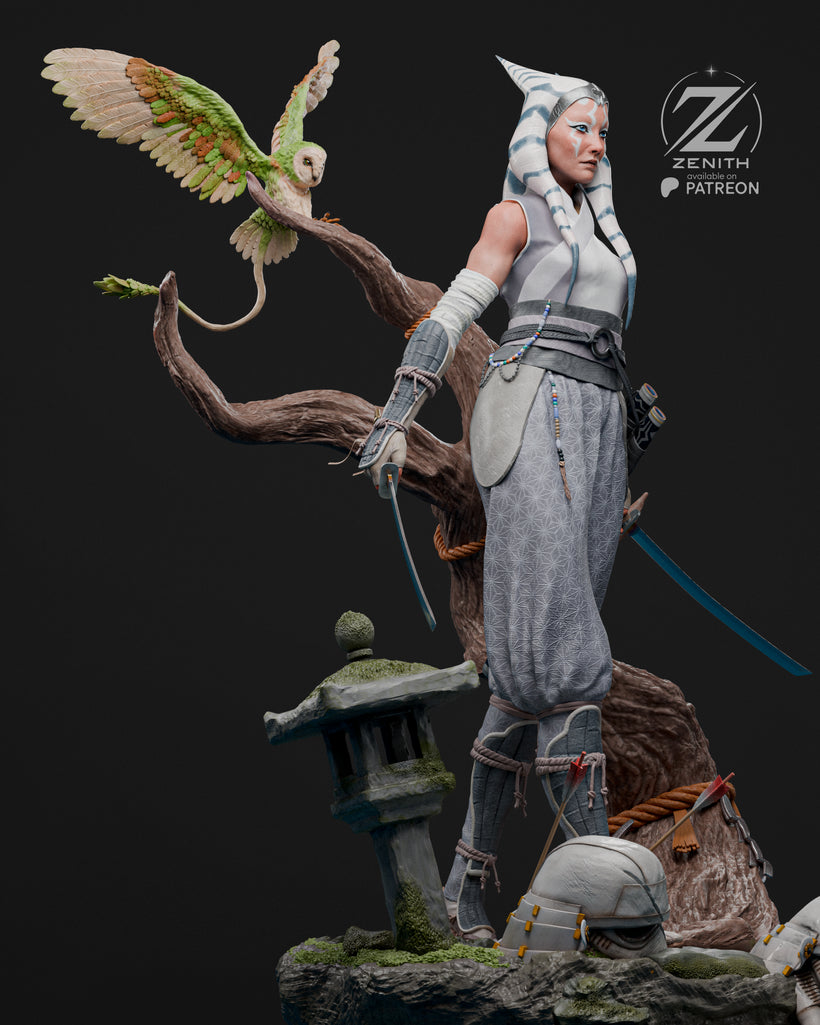 Ahsoka Resin Fan Art MTO (Design by Zenith)
