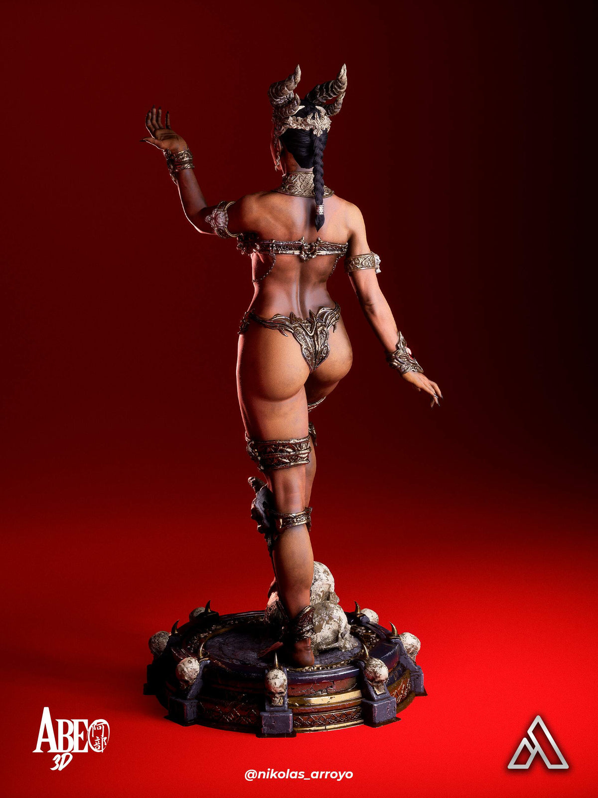 Queen of the Damned Resin Art (Design by Abe3D)