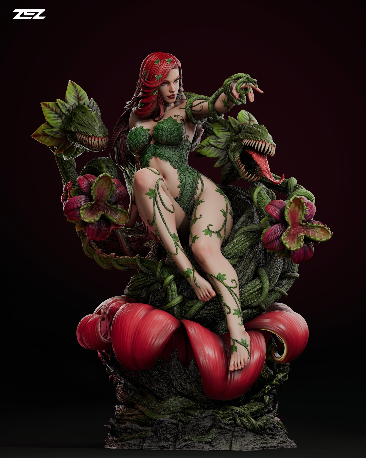 Poison Ivy Resin Fan Art - MTO (ZEZ)