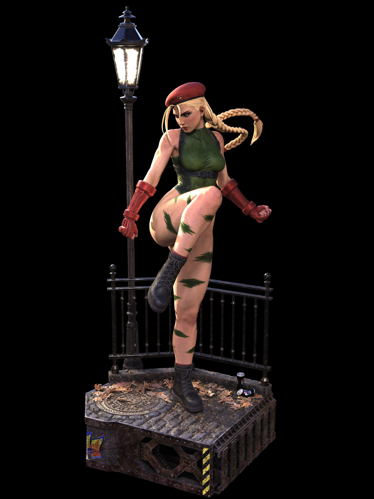 Cammy Street Fighter Resin Art (Design by Godlink)