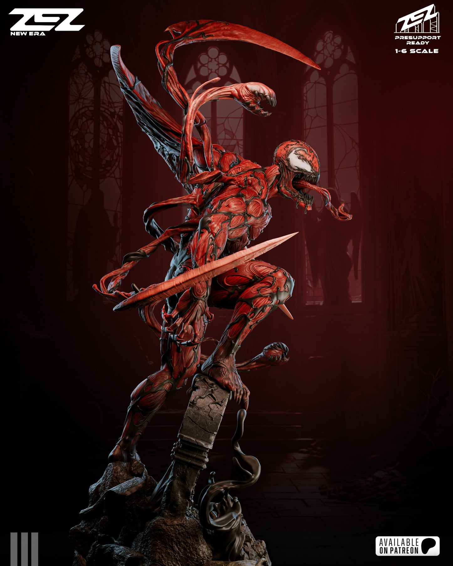 Carnage Resin Art (Design by ZEZ Studios)