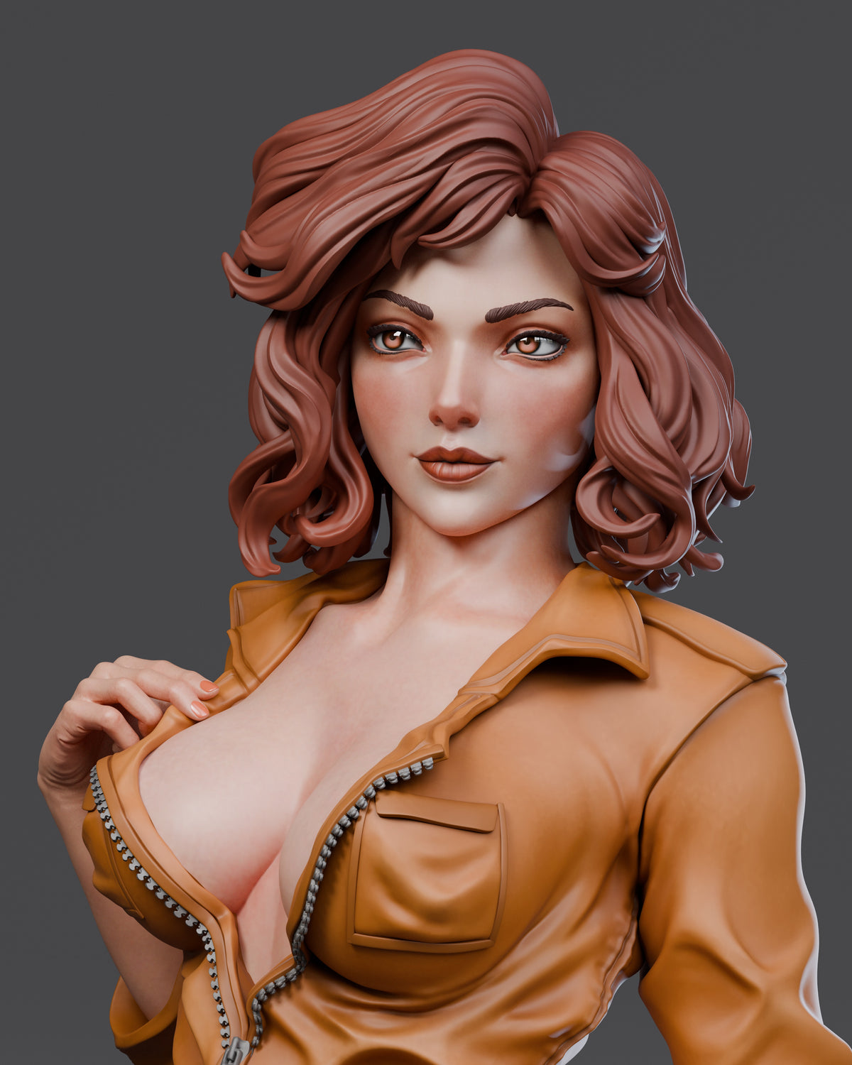 April O'Neil Resin Art (Design by Abe3D)