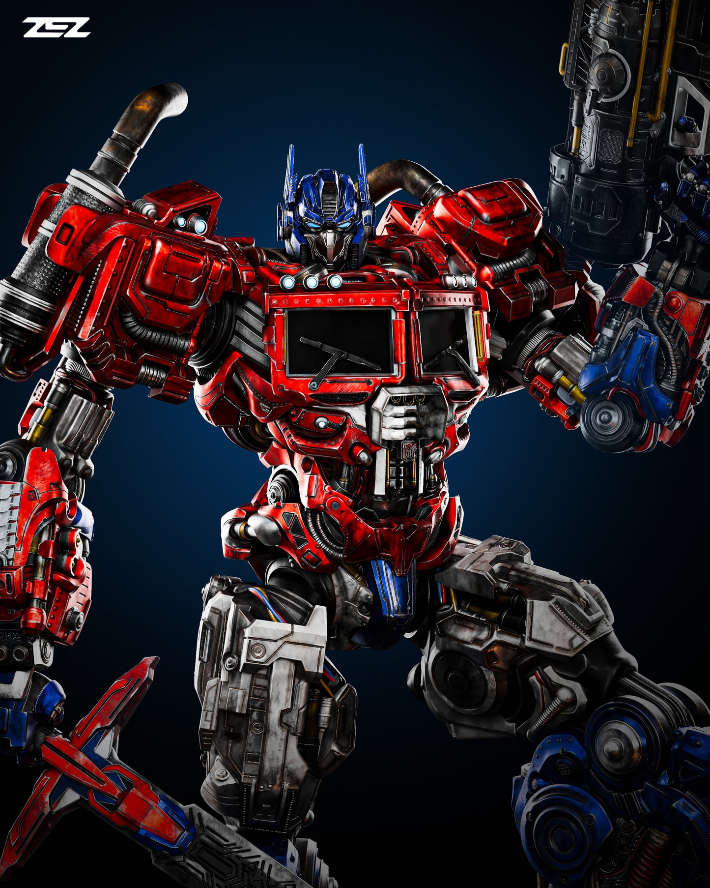 Optimus Prime Resin Sculpture Fan Art Pro - MTO (ZEZ)