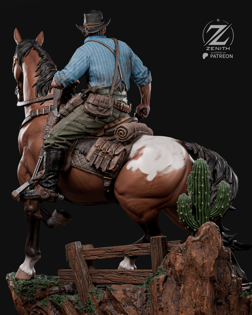 Arthur Morgan Resin Fan Art MTO (Design by Zenith)