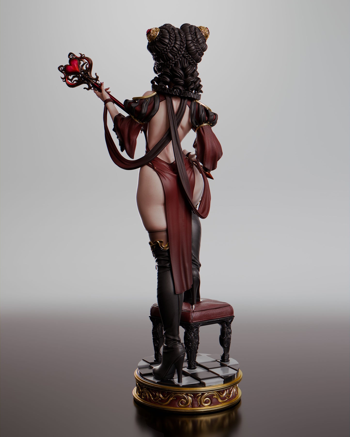 Queen of Hearts Resin Fan Art (Design by Abe3D)