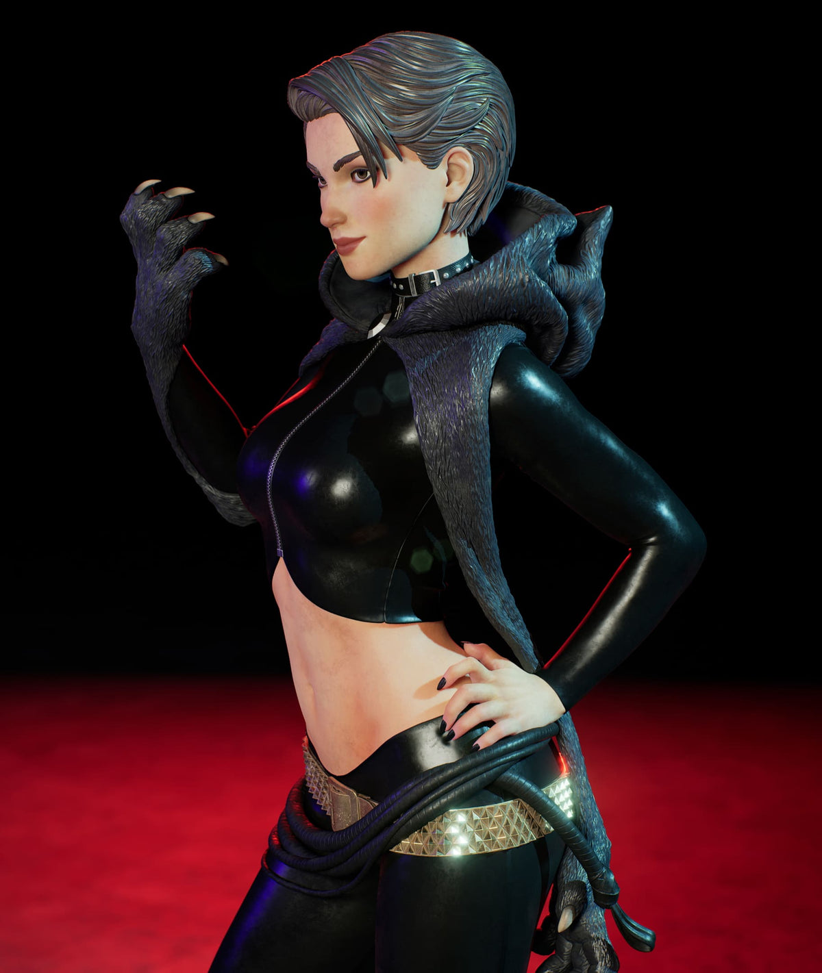 Catwoman Resin Art (Design by Godlink)