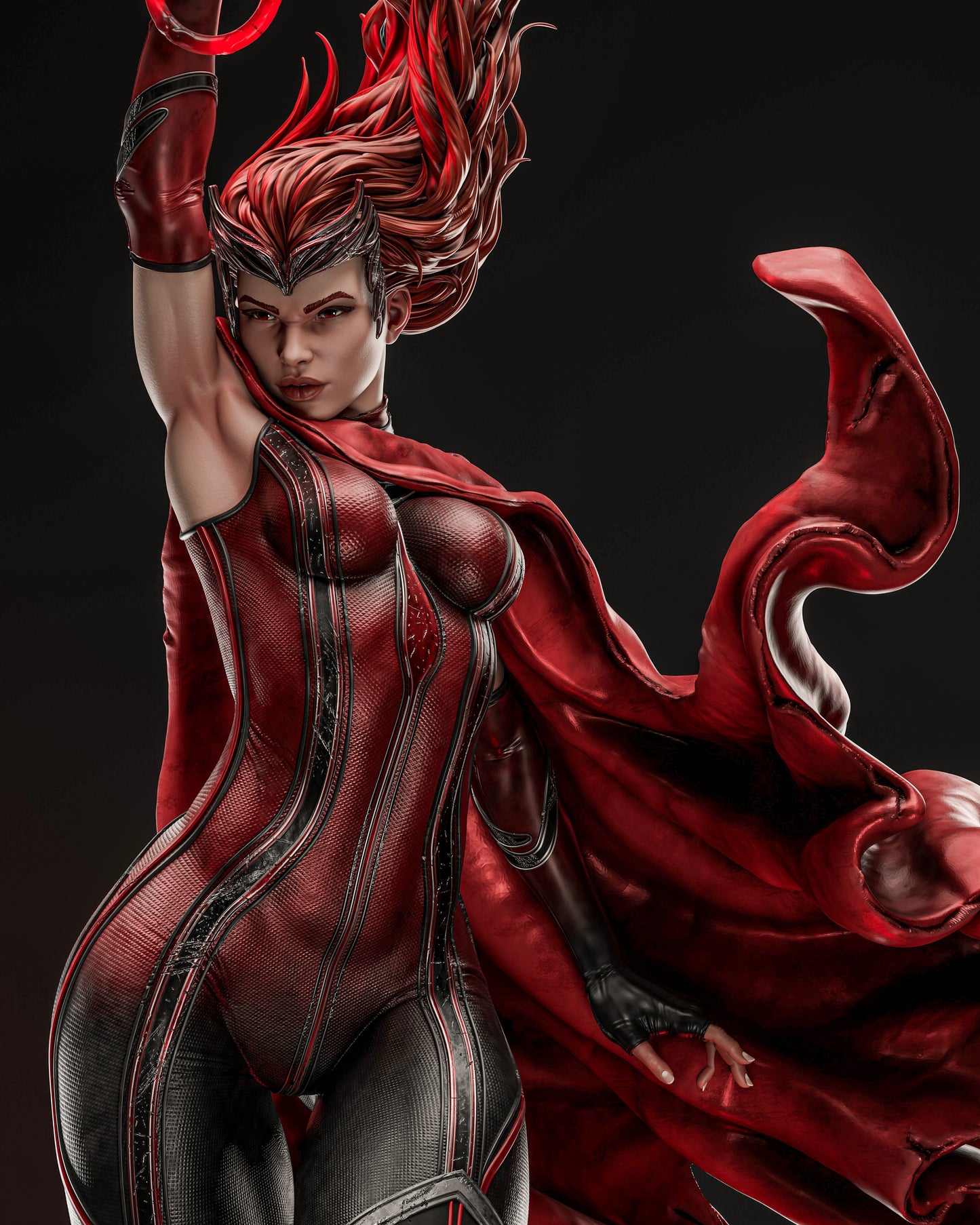 Scarlet Witch Resin Fan Art - MTO (ZEZ)